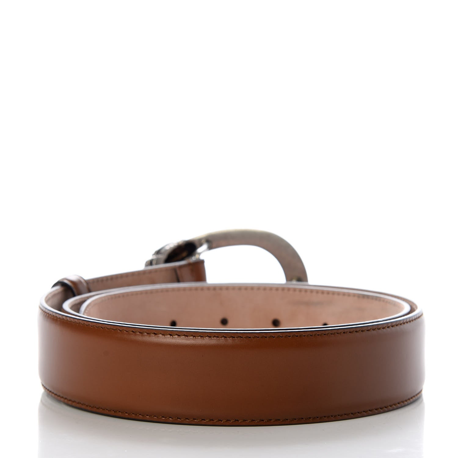 Dionysus leather belt Gucci Brown size 95 cm in Leather - 20308824