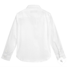 Load image into Gallery viewer, White button up tuxedo shirt  96% cotton, 4% elastane Front button up fastening Classic pointed collar  Machine wash (30*C) Product number 251050 Made in Italy