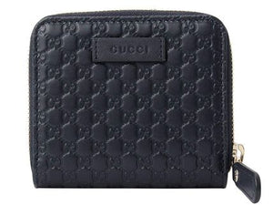 Gucci Microguccissima French Wallet in Black