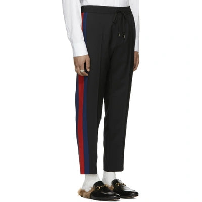 Gucci Gabardine stretch pants with Gucci stripe 1200  liked on  Polyvore featuring mens fashion mens clo  Kleidung entwerfen  Herrensmoking Männer outfit