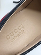 Load image into Gallery viewer, Gucci Patent Calfskin Web Falacer Sneakers