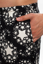Load image into Gallery viewer, Gucci Star Print Silk Shorts in Black