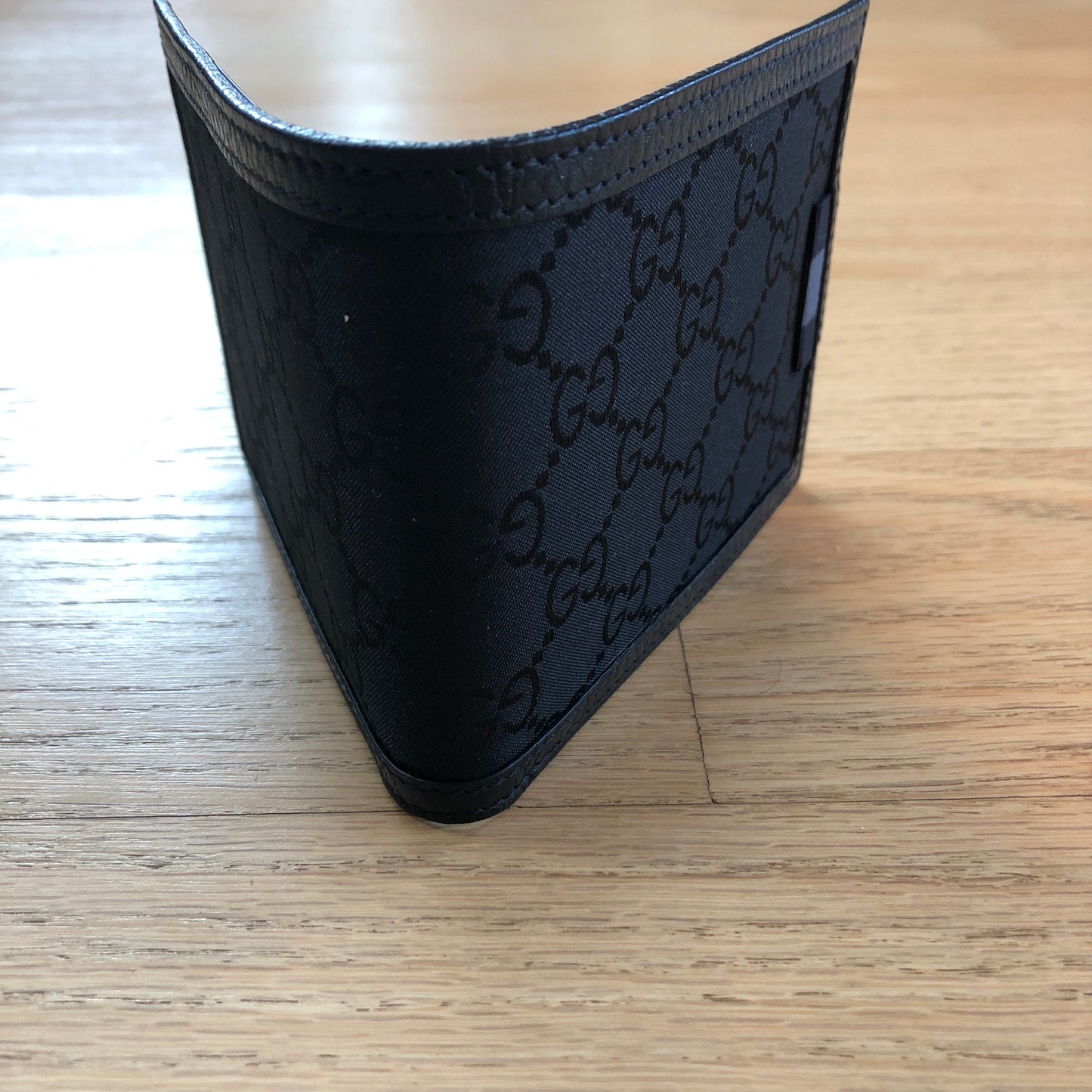 Gucci GG Canvas Bi-fold Wallet in Black