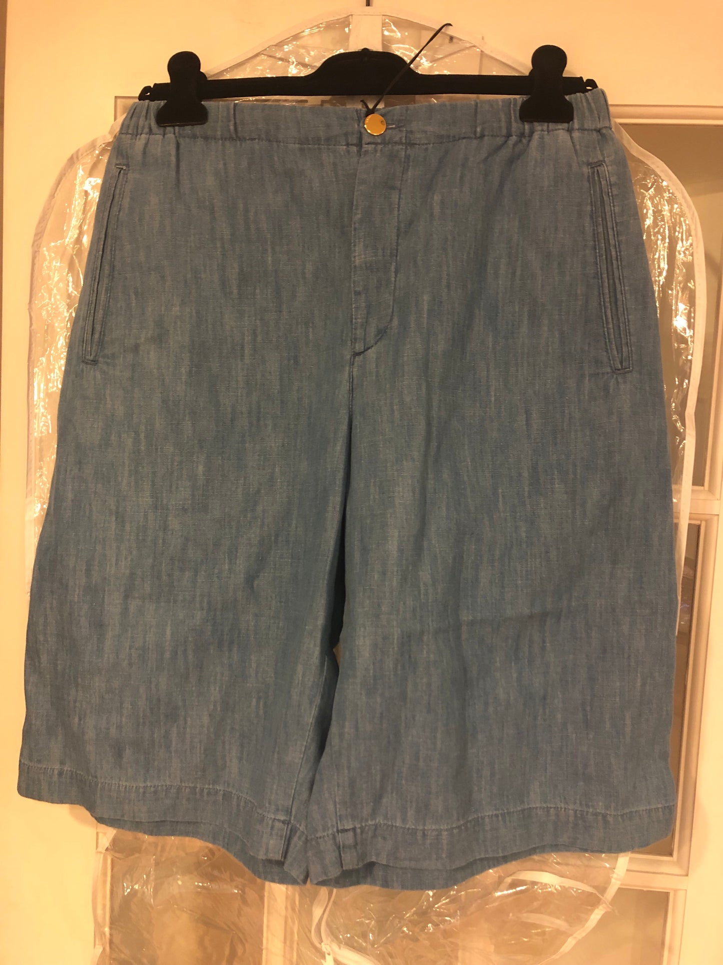 Gucci Button Fly Shorts in Blue