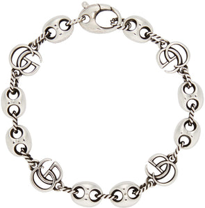 Gucci Sterling Silver Marina Chain Link Bracelet