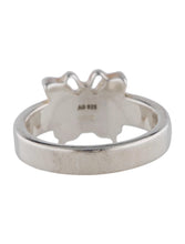 Load image into Gallery viewer, Gucci Logo Butterfly Ring in Sterling Silver
