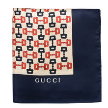 Load image into Gallery viewer, Gucci Horse-bit Silk Scarf in Ivory