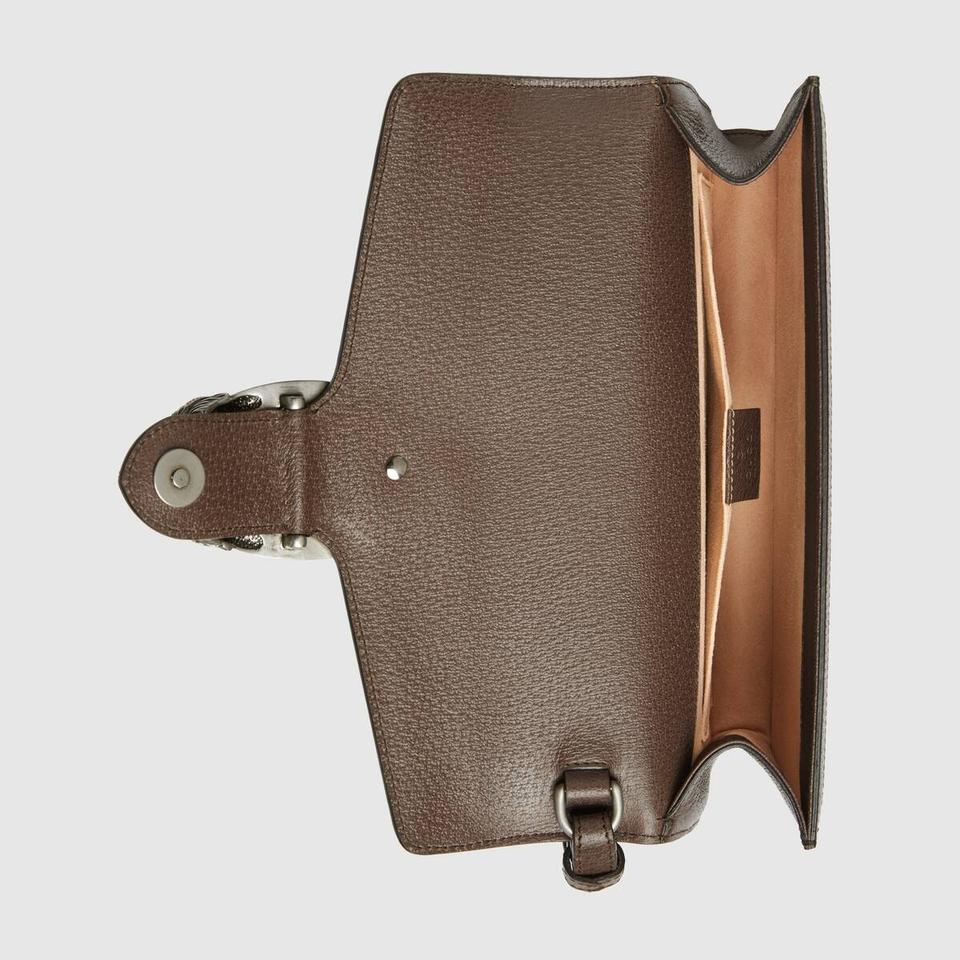 Brown Dionysus mini GG-Supreme canvas handbag