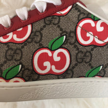 Load image into Gallery viewer, Gucci Ace Sneaker with GG Apple Print in Beige