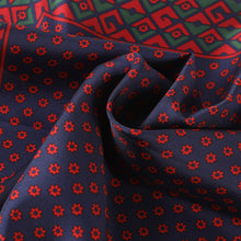 Load image into Gallery viewer, Gucci Flower Print Pocket Square in Blue