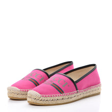 Load image into Gallery viewer, Gucci Printed Canvas Espadrille Flats in Fuchsia