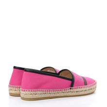 Load image into Gallery viewer, Gucci Printed Canvas Espadrille Flats in Fuchsia