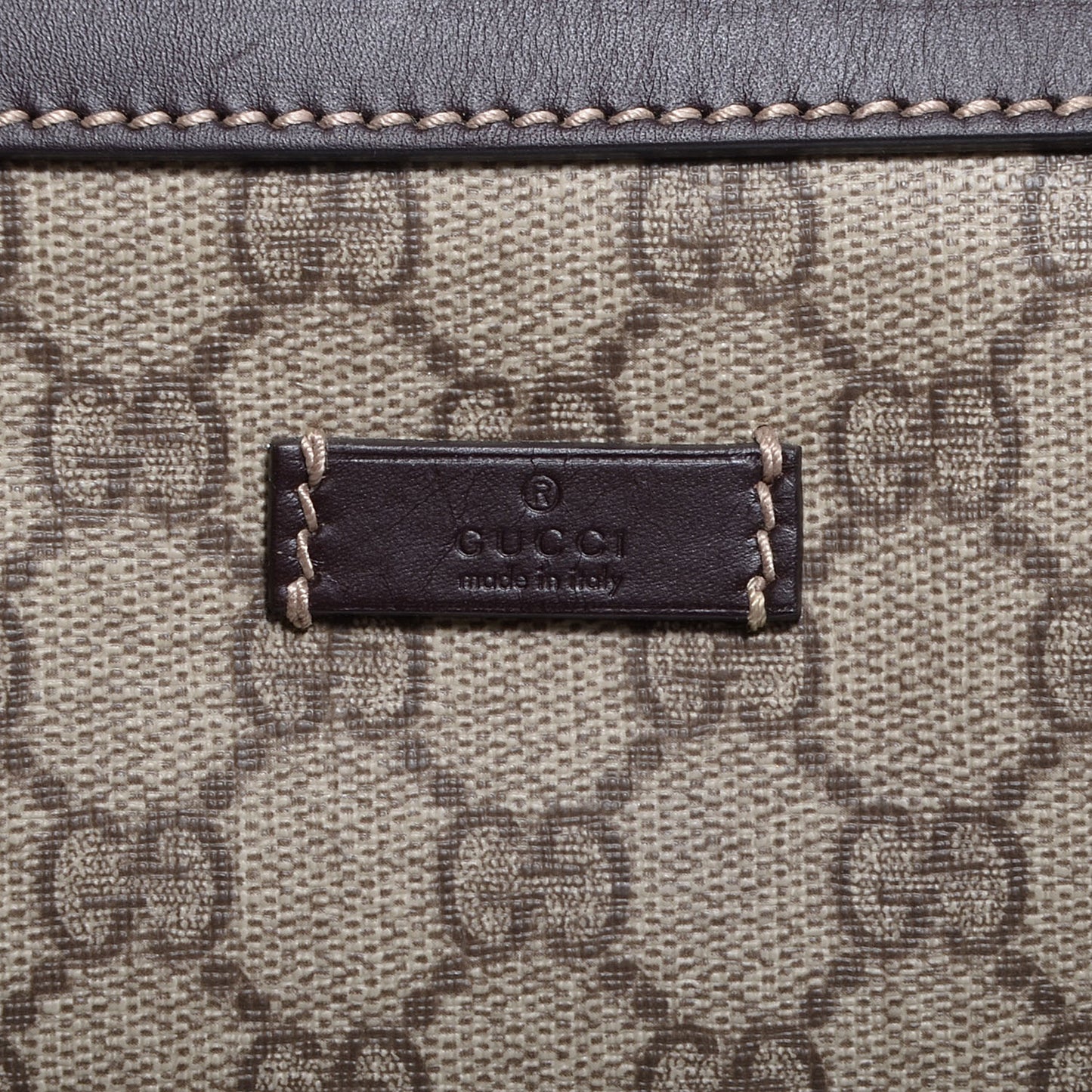 Gucci GG Plus Cuoio Minerva Monogram Briefcase in Cocoa