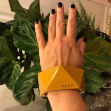 Load image into Gallery viewer, Gucci Hexagon Resin Bracelet In Yellow