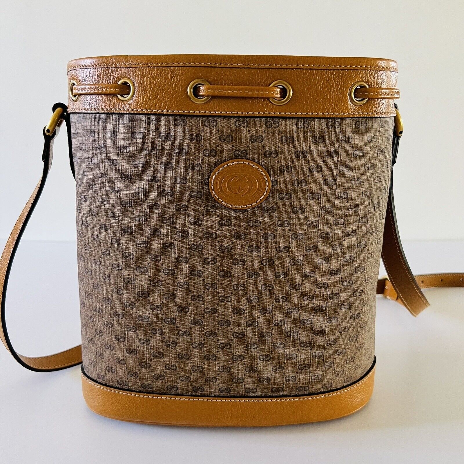 Gucci Disney Mickey Mouse Bucket Bag Printed Leather at 1stDibs