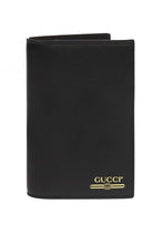 Load image into Gallery viewer, Gucci Bifold Passport Holder in Black