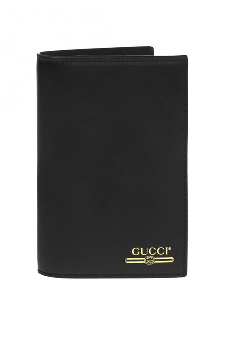 Gucci Bifold Passport Holder in Black