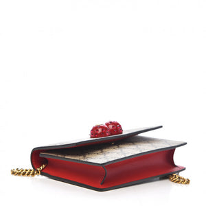 Gucci GG Supreme Mini Bag with Cherries in Beige