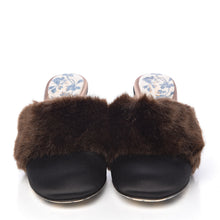 Load image into Gallery viewer, Gucci Mink Candy Embellished Mules in Black