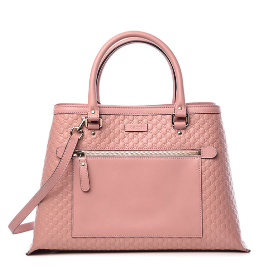 Gucci Soft Microguccissima Medium Tote in Soft Pink