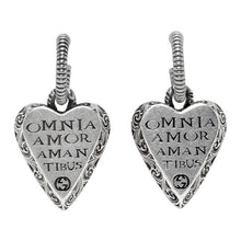 Load image into Gallery viewer, Gucci Sterling Silver Earrings with Engraved Heart