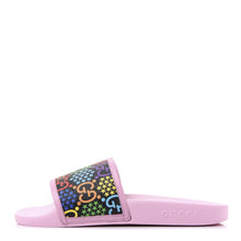 Load image into Gallery viewer, Gucci GG Psychedelic Slide Sandals in Pink