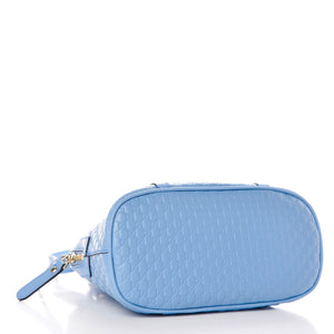 Gucci GG Microguccissima Dome Shoulder Bag in Mineral Blue