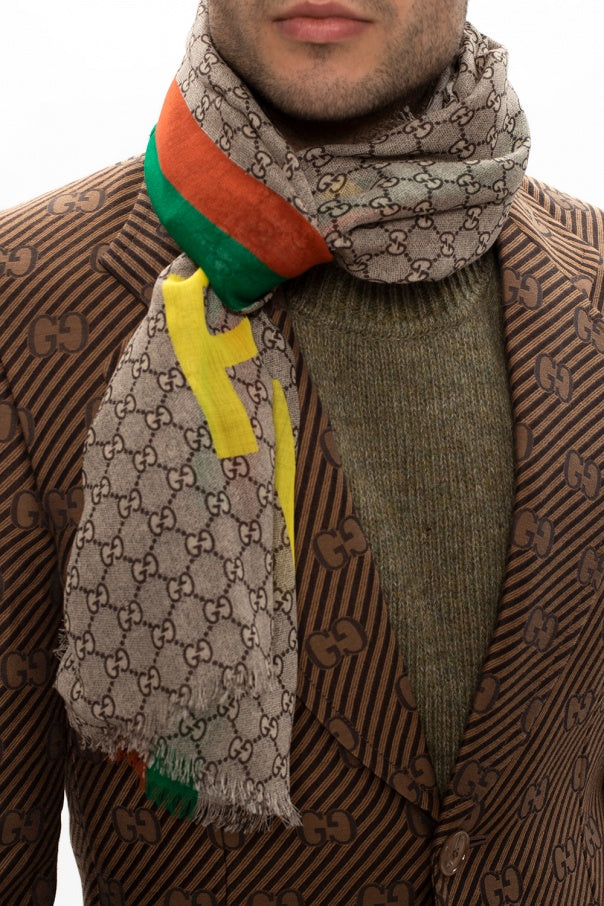 Gucci FAKE/NOT Wool Stole