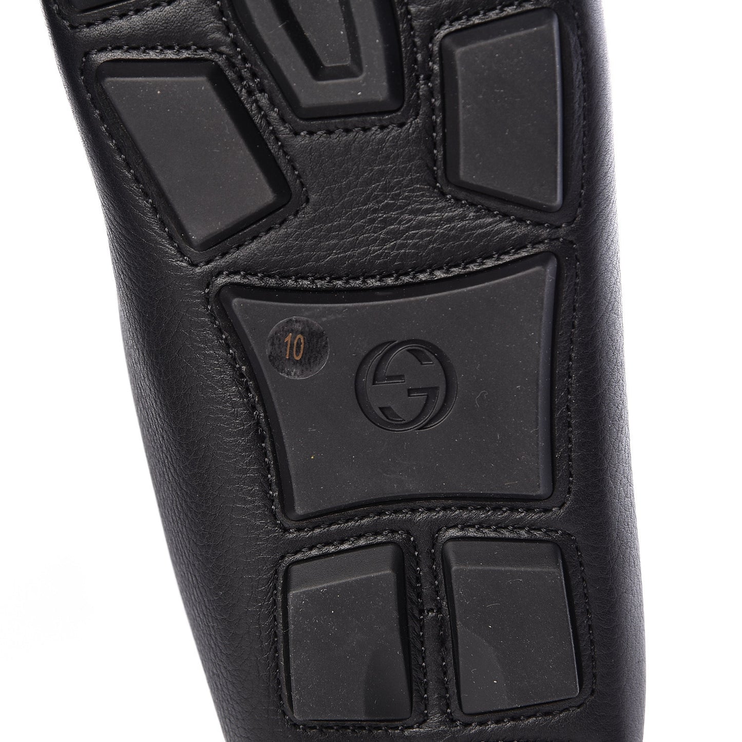 Gucci Calfskin Hebron Horse Bit Loafer Moccasins in Black