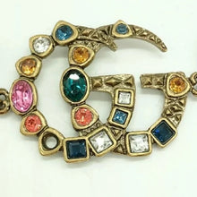 Load image into Gallery viewer, Gucci GG Marmont Crystal Bracelet in Gold