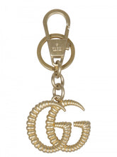 Load image into Gallery viewer, Gucci Interlocking GG Brass Key Ring