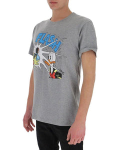 Gucci x Disney Oversized Donald Duck Cotton Gray T-Shirt