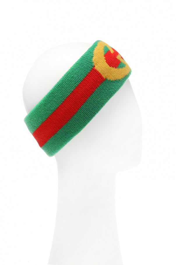 Gucci Wool Headband with Logo in Green – Gavriel.us