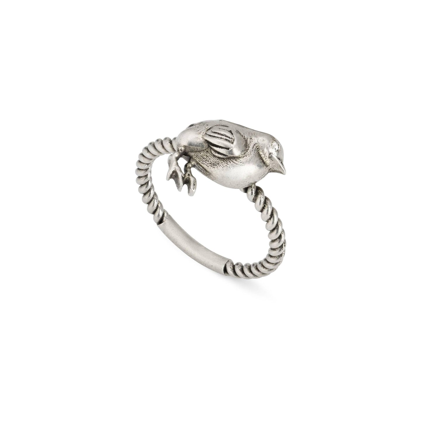 Gucci Chick Motif Ring in Silver