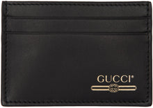 Load image into Gallery viewer, Gucci GG Logo Card Holder in Black