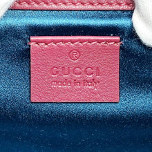 Load image into Gallery viewer, Gucci Mini Broadway Velvet Crystal Crossbody Bag in Pink