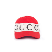 Load image into Gallery viewer, Gucci Wrap Baseball Hat with Headband in Red