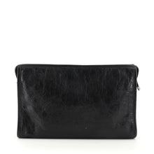 Load image into Gallery viewer, Gucci GG Marina Cracked Leather Clutch in Black