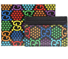Load image into Gallery viewer, Gucci GG Psychedelic Leather Card Case