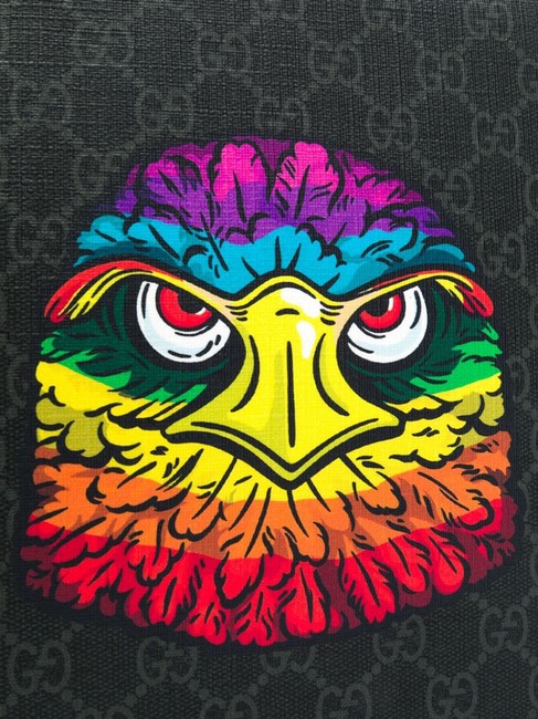 Gucci X Pikarar Kawaii-print Gg-supreme Canvas Cap - Multicoloured
