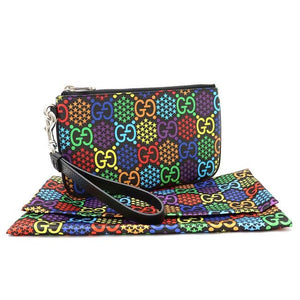 Gucci GG Psychedelic Wristlet Zip Pouch