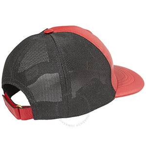 Gucci Unisex Logo Print Leather Baseball Hat