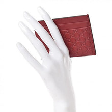 Load image into Gallery viewer, Gucci GG Microguccissima Cardholder Card Case in Red