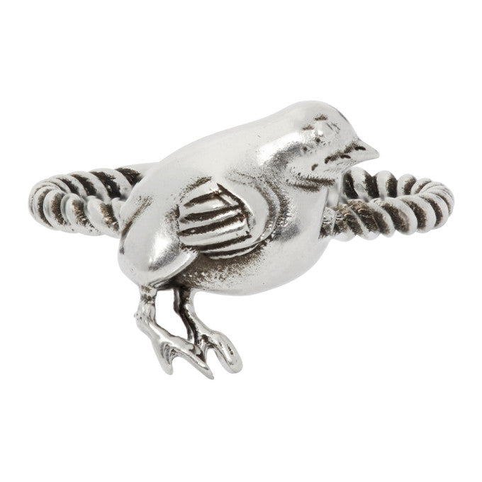 Gucci Chick Motif Ring in Silver