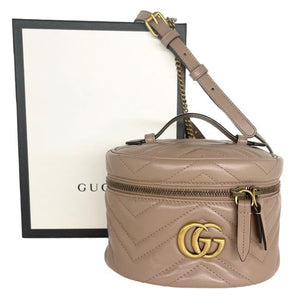 Gucci GG Marmont Matelasse Mini Backpack in Old Rose