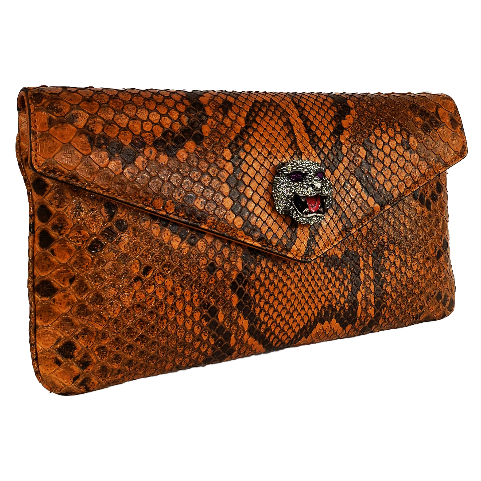 Gucci Broadway mini python top handle bag
