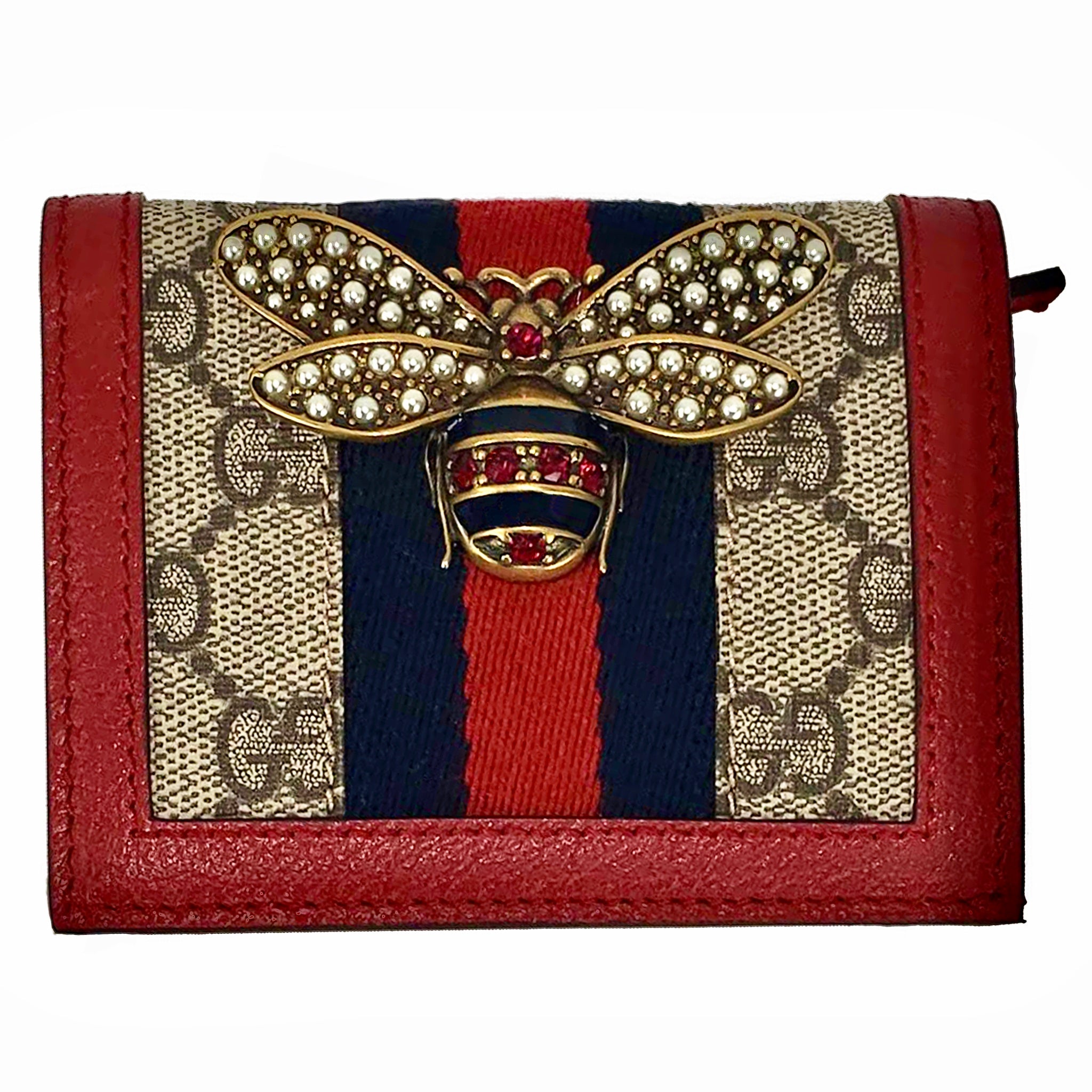 Gucci Queen Margaret Leather/Canvas Wallet - clothing & accessories - by  owner - apparel sale - craigslist