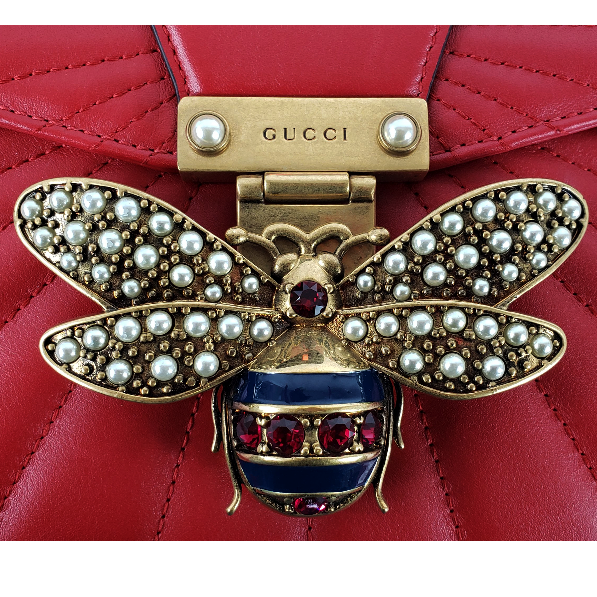 Gucci queen margaret deals clutch