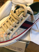 Load image into Gallery viewer, Gucci Tennis 1977 Liberty London Canvas Sneaker
