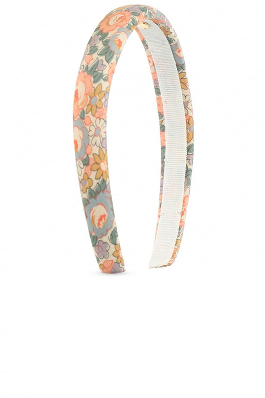 Gucci Liberty Floral Headband in Beige